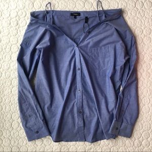 Theory Off The Shoulder Shirt